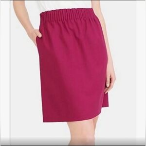 J. Crew Factory Wool Blend Sidewalk Skirt in Wine size 6
